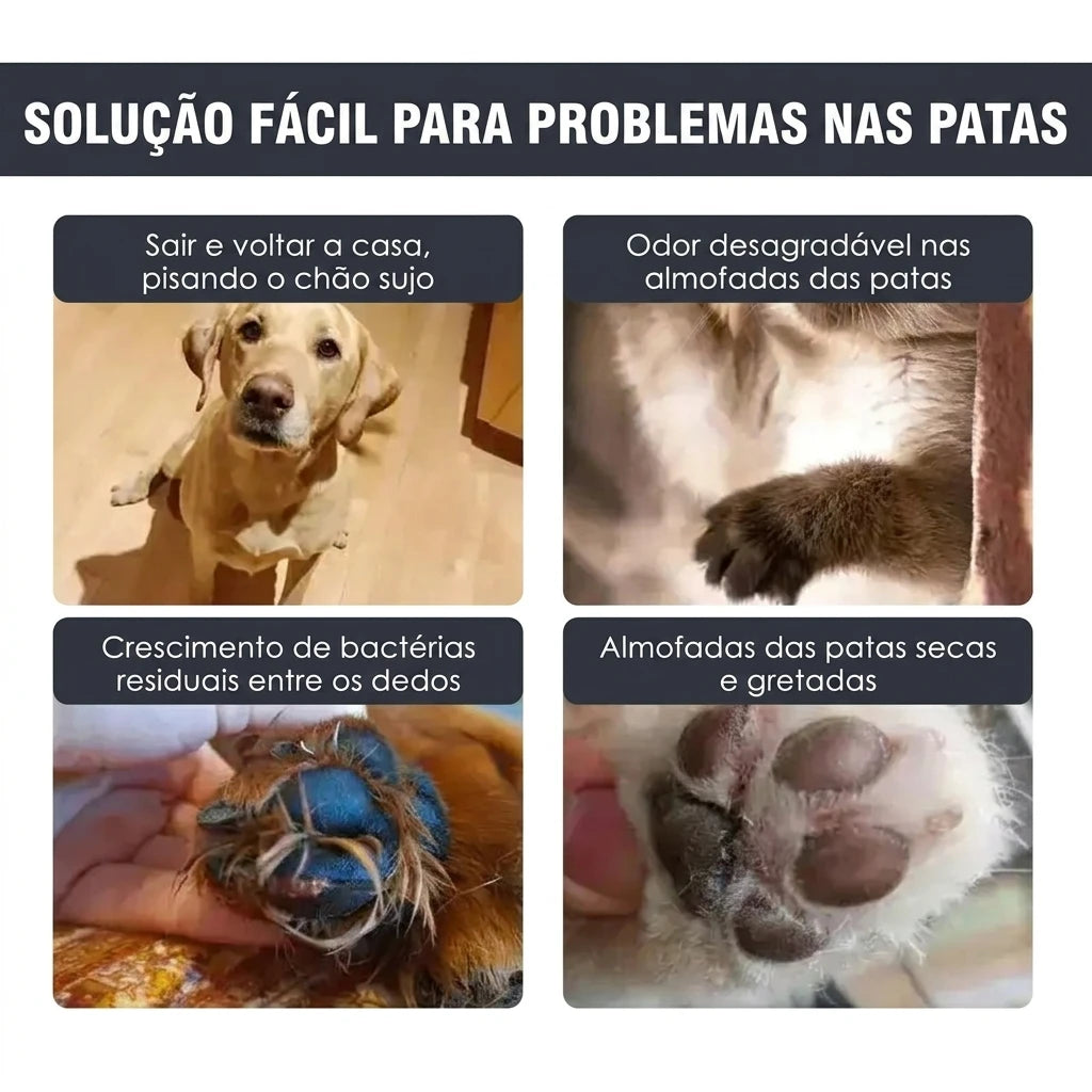 PataLimpa™ — Espuma de Limpeza de Patas